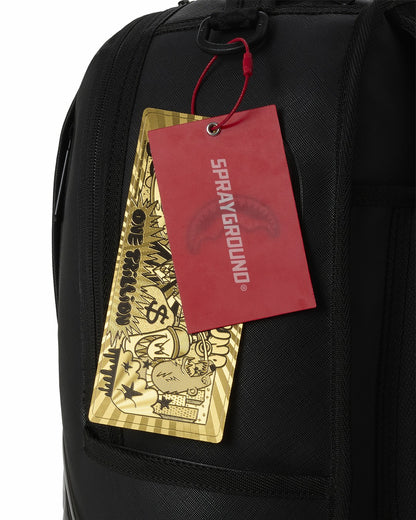GLOSSY BOSSY - BLK METALLIC BACKPACK