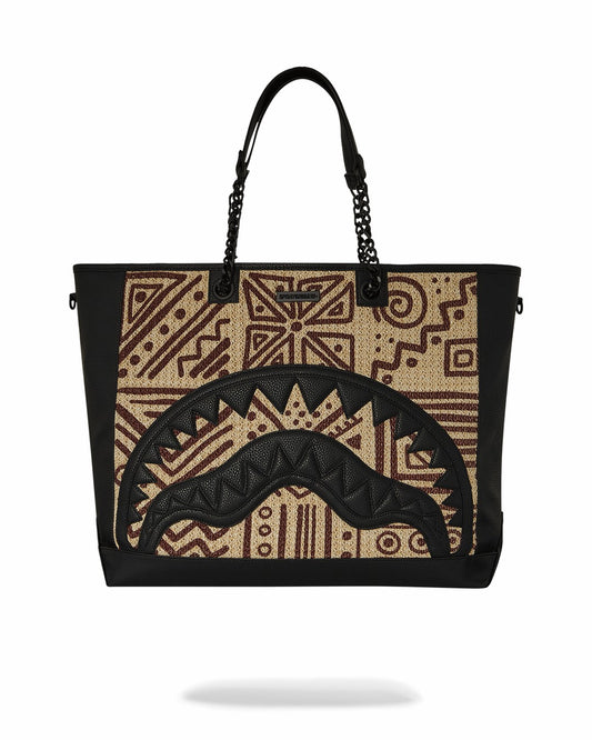 A.I. PALM MIRAGE SHARK LUXE BEACH TOTE