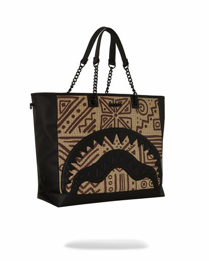 A.I. PALM MIRAGE SHARK LUXE BEACH TOTE