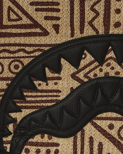 A.I. PALM MIRAGE SHARK LUXE BEACH TOTE