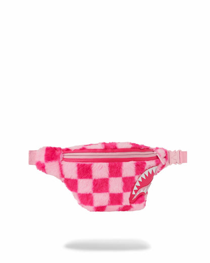 FURZILLA SHARK (PINK CHECK) SAVVY CROSSBODY