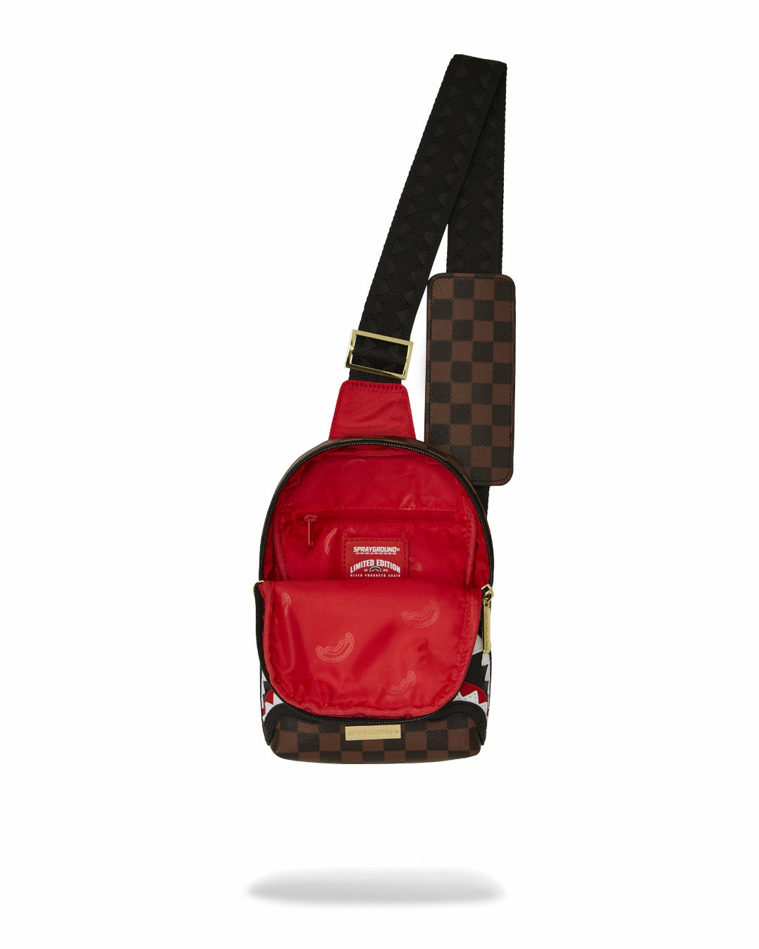 SAWTOOTH SHARKS IN PARIS ONE-STRAP SLING