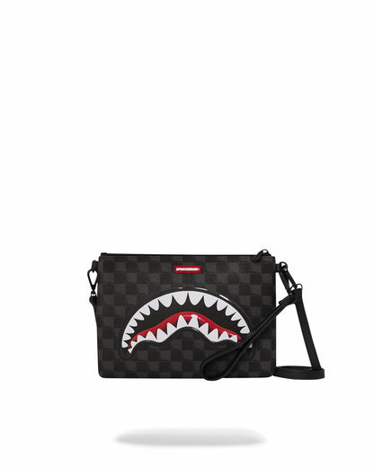 SHARKS IN PARIS HYPER PUFF CROSSOVER CLUTCH