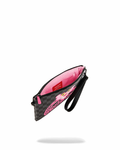 PINK PANTHER DIAMOND SHARK CROSSOVER CLUTCH