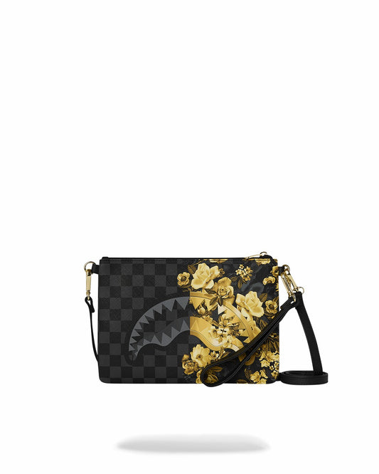 BILLIONAIRE BLOOM CROSSOVER CLUTCH