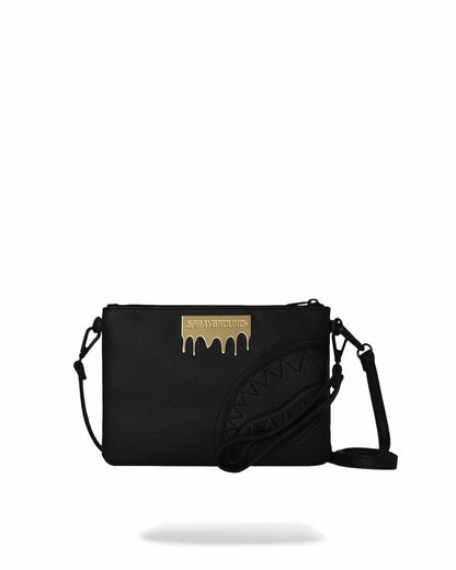 GOLD BRICK DRIP CROSSOVER CLUTCH