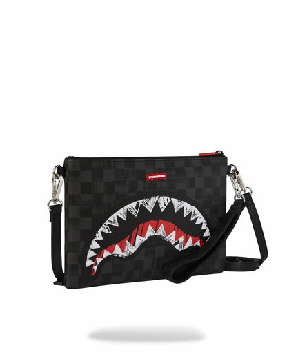 MIDNIGHT SHADOW CROSSOVER CLUTCH