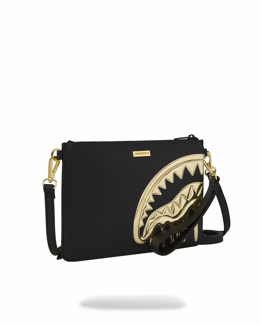 GOLDHEART SHARK DRIP CROSSOVER CLUTCH