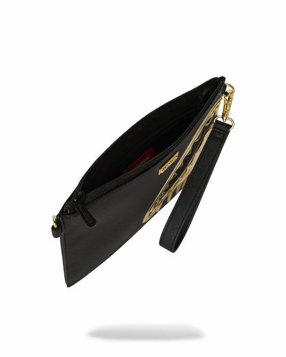 GOLDHEART SHARK DRIP CROSSOVER CLUTCH