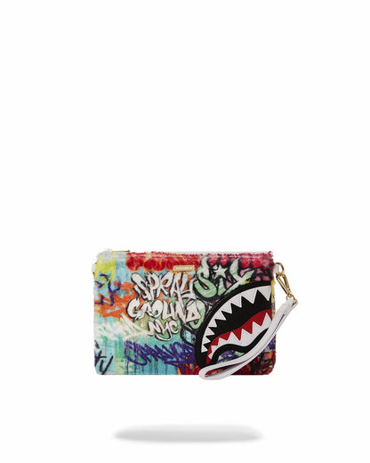 LE MONDE DES GRAFFITIS CROSSOVER CLUTCH
