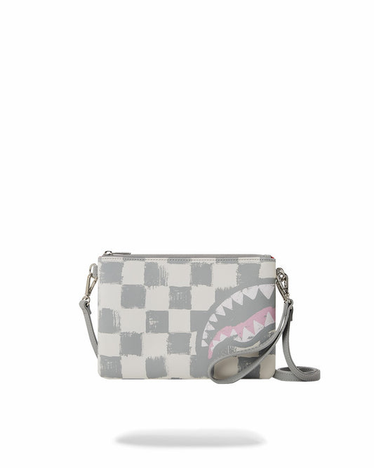 VANQUISH CREAM CROSSOVER CLUTCH