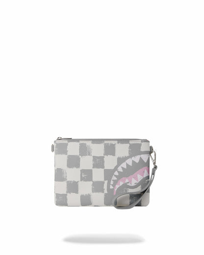 VANQUISH CREAM CROSSOVER CLUTCH