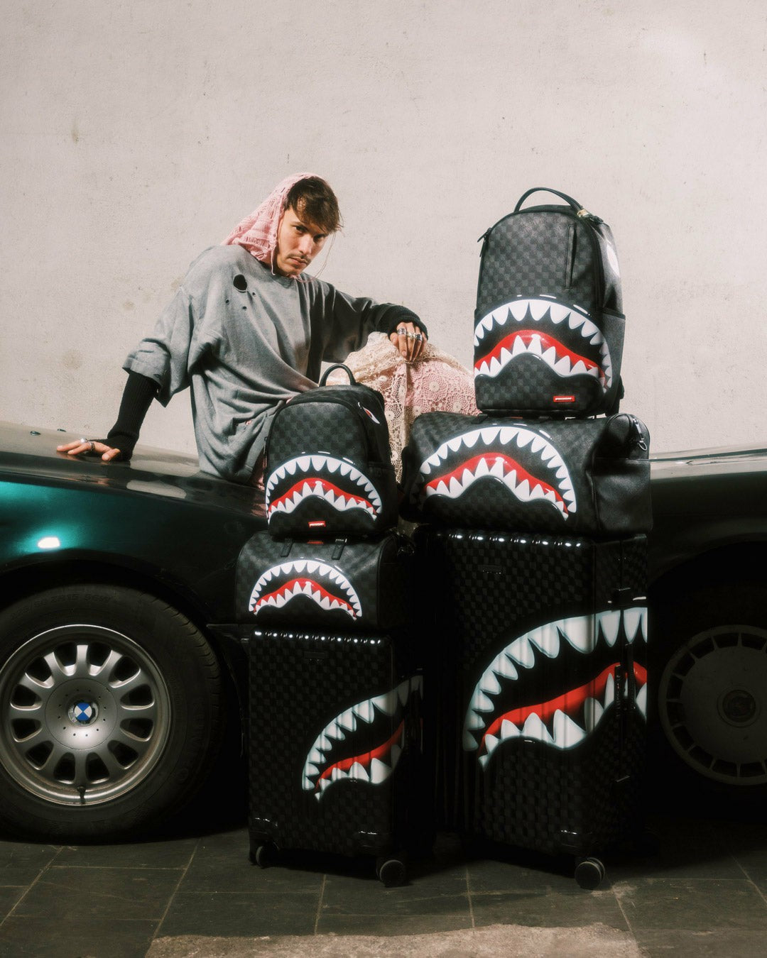 SHARKS IN PARIS HYPER PUFF MINI DUFFLE