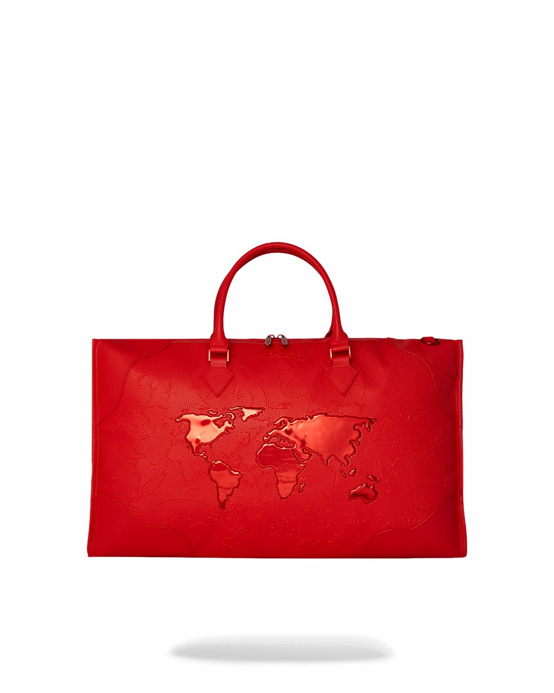 JAMES FIRST CLASS RUBY RED PYRAMID LARGE DUFFLE