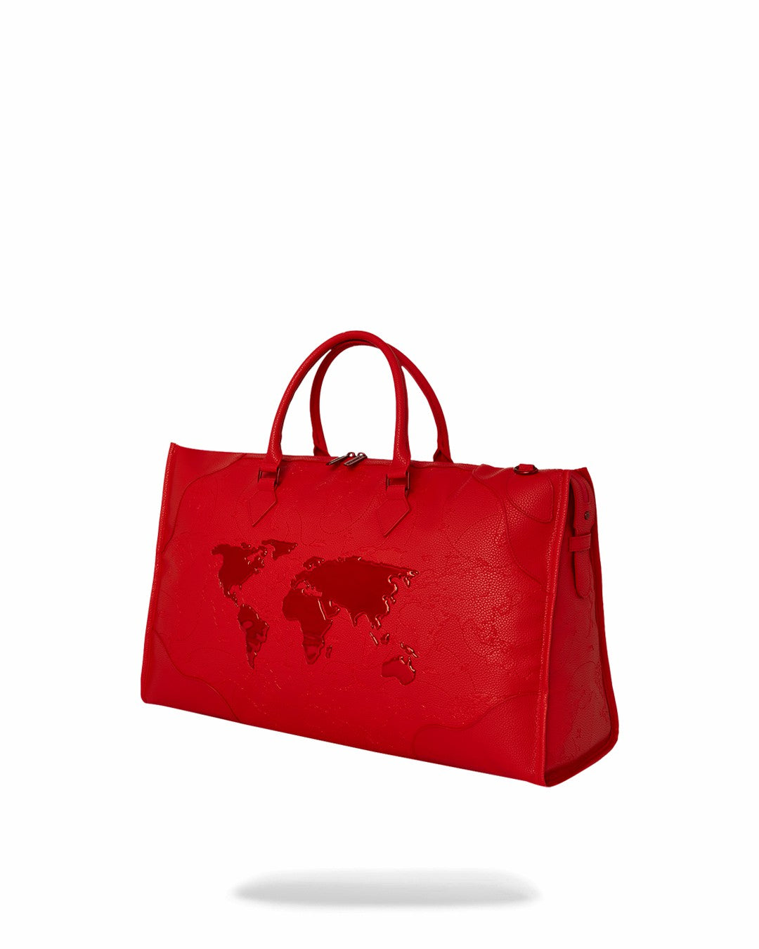 JAMES FIRST CLASS RUBY RED PYRAMID LARGE DUFFLE