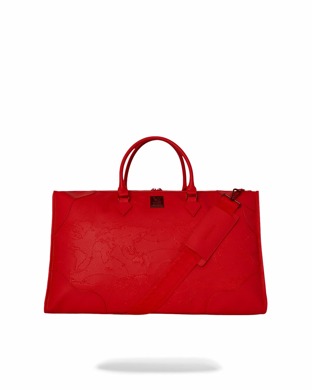 JAMES FIRST CLASS RUBY RED PYRAMID LARGE DUFFLE