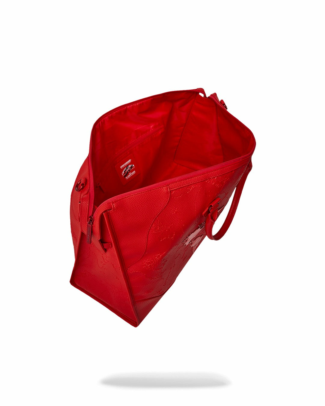 JAMES FIRST CLASS RUBY RED PYRAMID LARGE DUFFLE