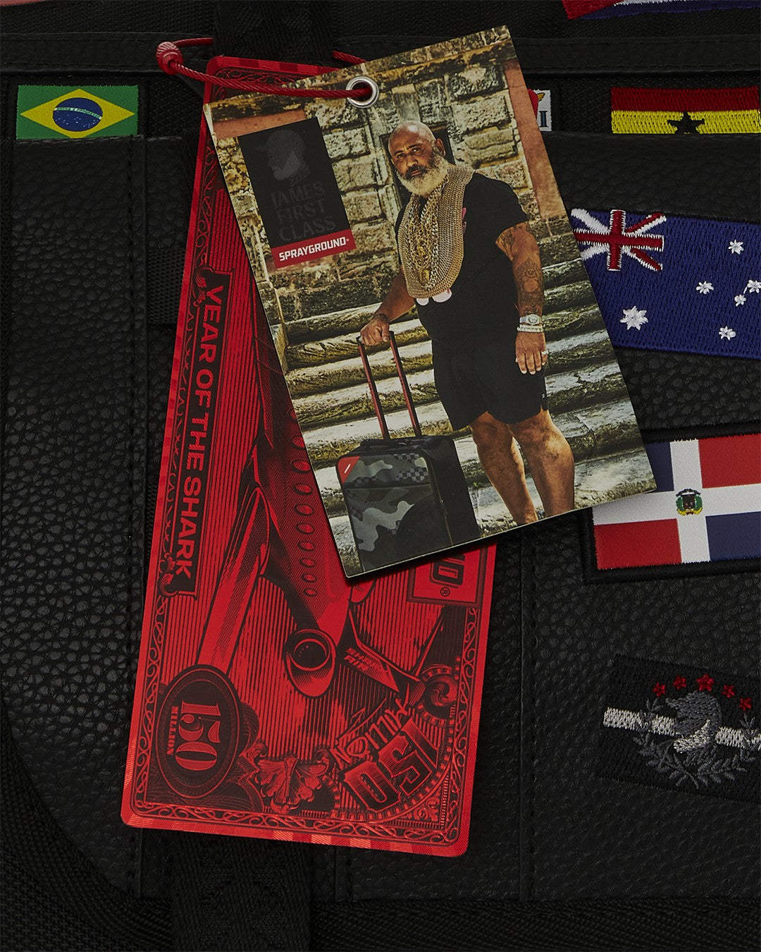 JAMES FIRST CLASS GLOBAL FLAGS SPECIAL OPS DUFFLE