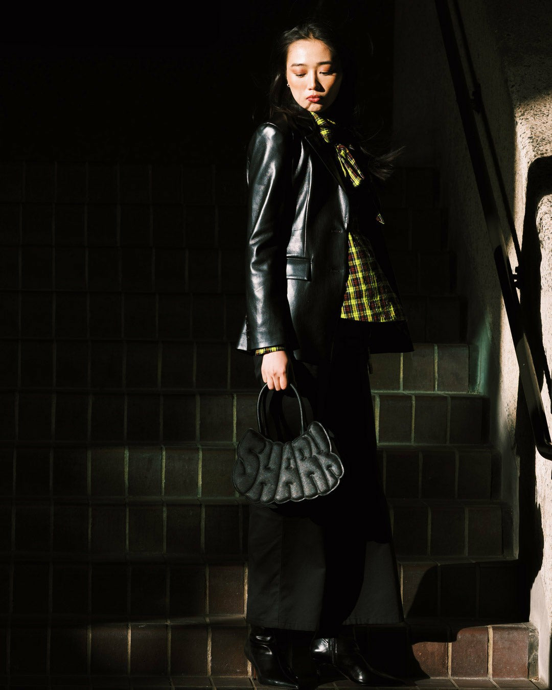 THE PHANTOM FADE SHARK HANDBAG
