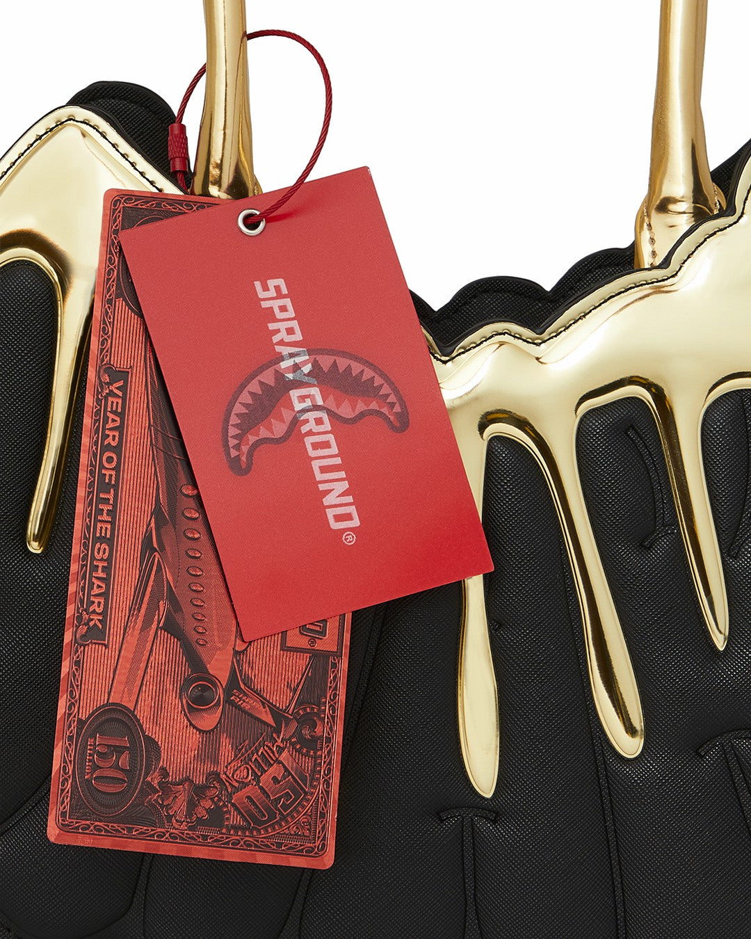 GOLDHEART SHARK DRIP HANDBAG