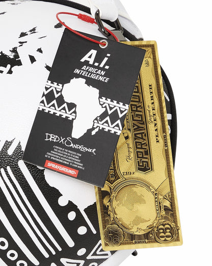 A.I.8 AFRICAN INTELLIGENCE - ORIGIN STORY GLOBE BAG
