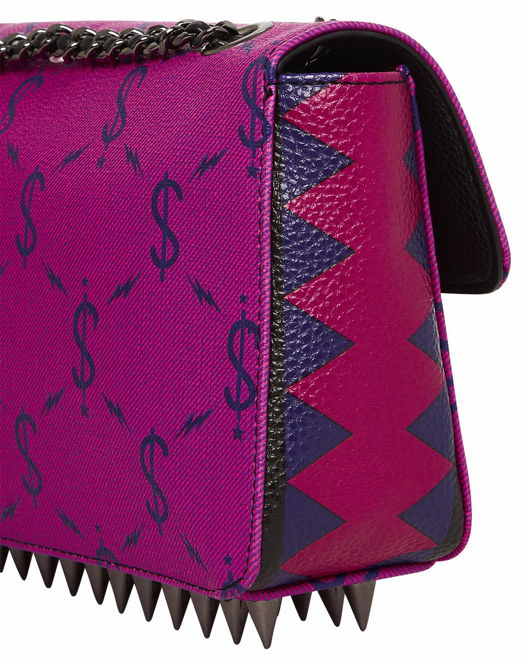 $NAPDRAGON GOLD CHAIN SHARK HANDBAG