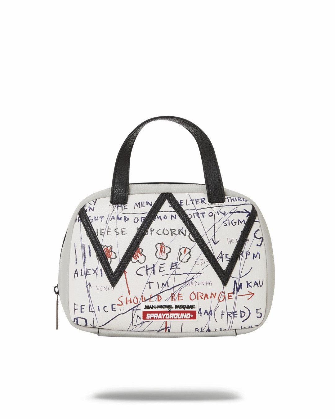 OFFICIAL BASQUIAT UNTITLED (CHEESE POPCORN) 1983 HANDBAG