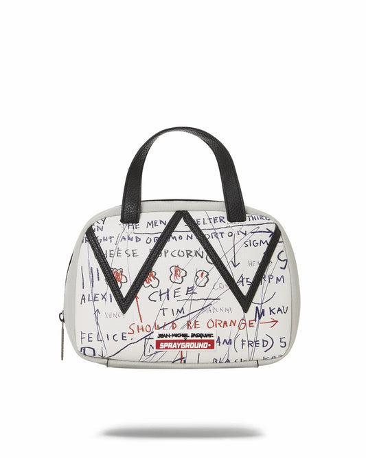OFFICIAL BASQUIAT UNTITLED (CHEESE POPCORN) 1983 HANDBAG