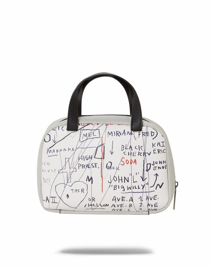 OFFICIAL BASQUIAT UNTITLED (CHEESE POPCORN) 1983 HANDBAG