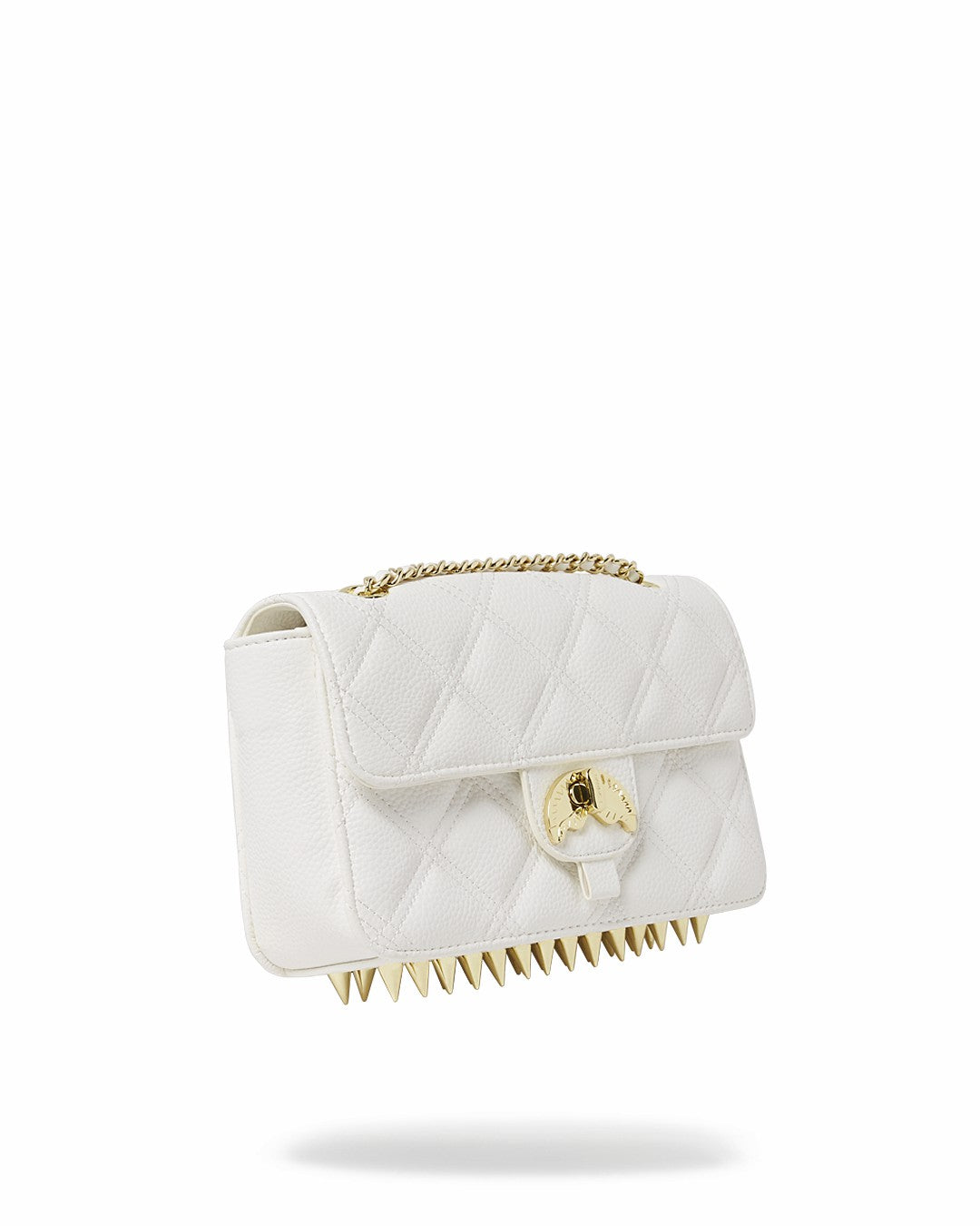 RIVIERA LE BLANC GOLD CHAIN SHARK HANDBAG