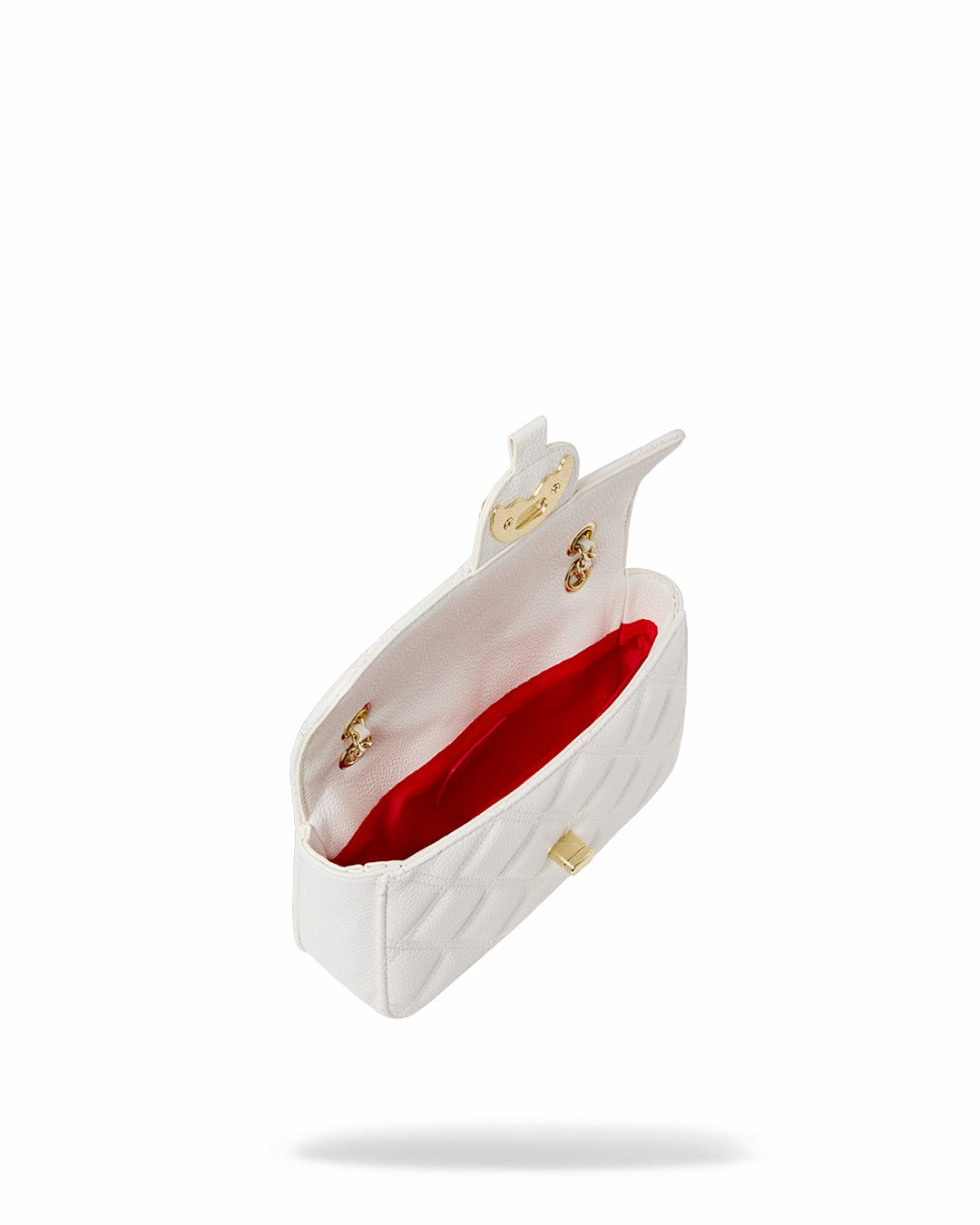 RIVIERA LE BLANC GOLD CHAIN SHARK HANDBAG