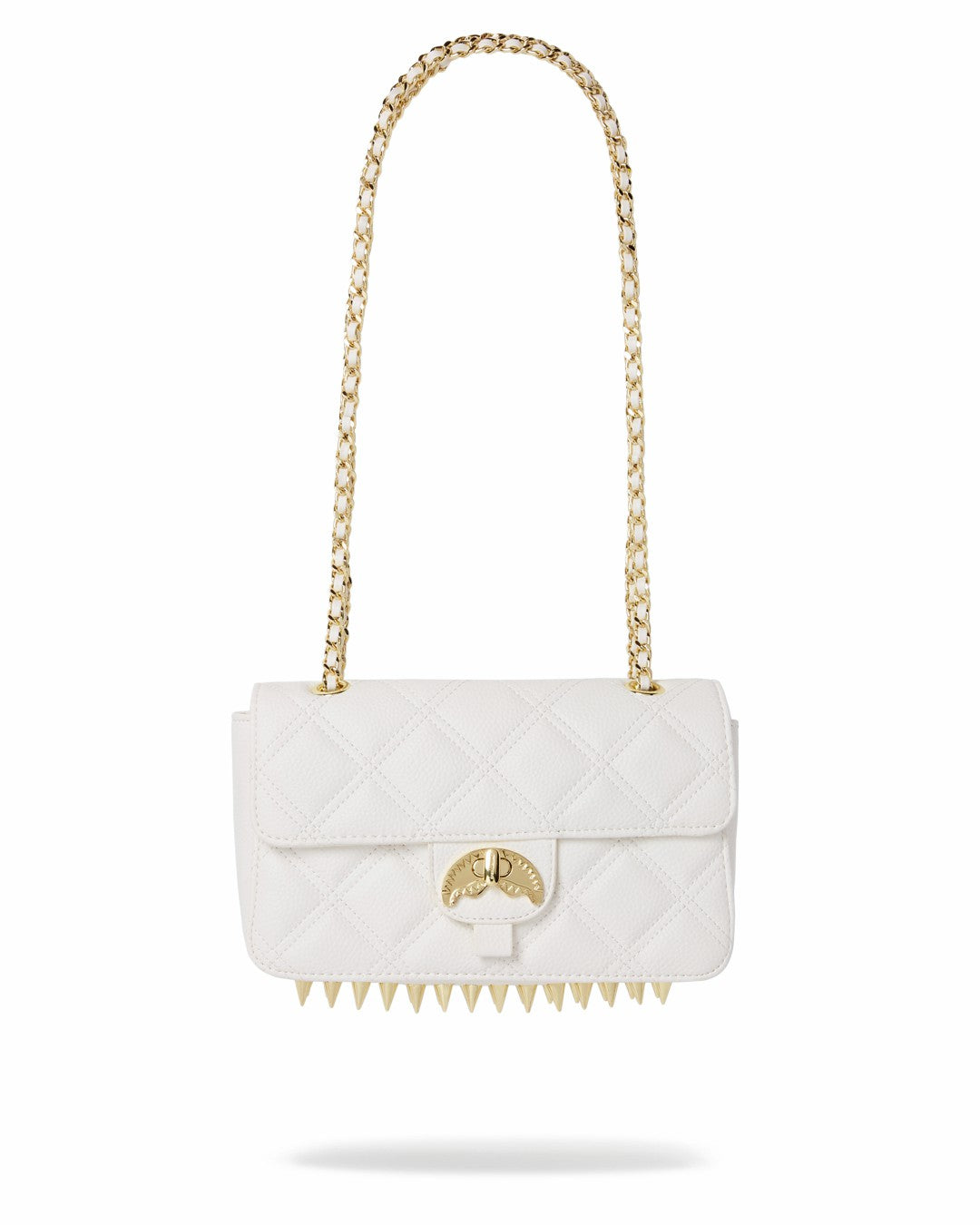 RIVIERA LE BLANC GOLD CHAIN SHARK HANDBAG