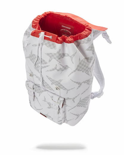SHARK CHECK (WHITE) HILLS BACKPACK