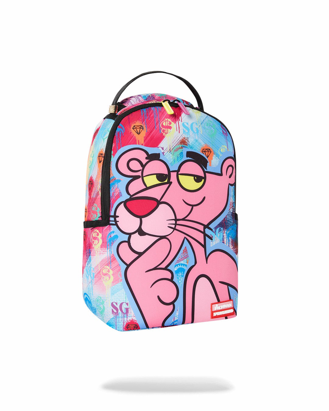 SMALL BACKPACK: PINK PANTHER ART CLASS