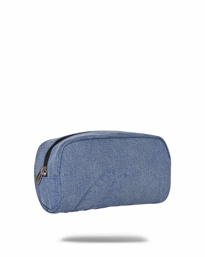 STONE WASHED SHARK PENCIL POUCH