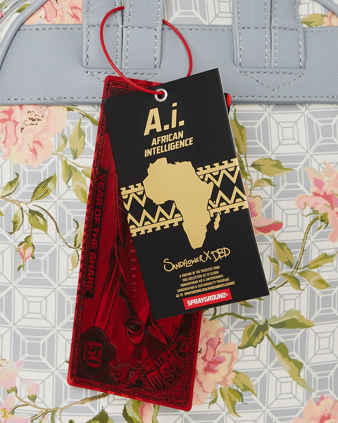 A.I. AFRICAN INTELLIGENCE ELEGANT ENERGY SAVAGE BACKPACK - SANDFLOWER
