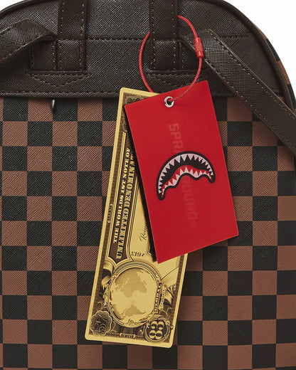 EXTERIOR GOLD ZIP POCKET SHARKS IN PARIS SAVAGE BACKPACK