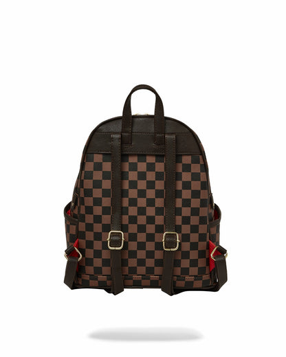 EXTERIOR GOLD ZIP POCKET SHARKS IN PARIS SAVAGE BACKPACK