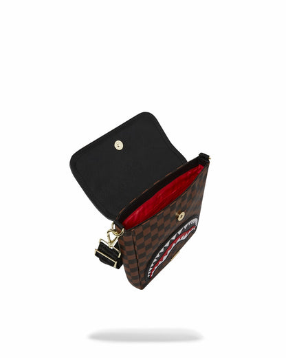 SAWTOOTH SHARKS IN PARIS MESSENGER SLING