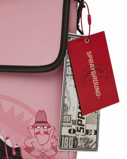 PINK PANTHER PINK PAINTER MESSENGER SLING BAG