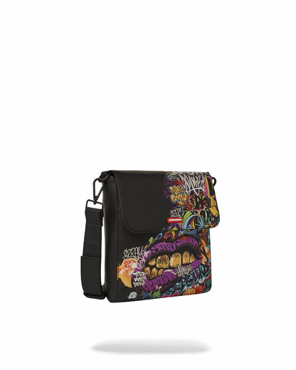 HALF GRAF LIPS MESSENGER BAG