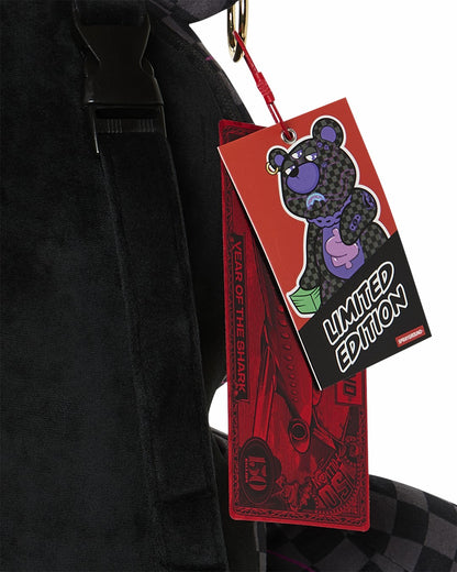 PURPLE SLIME SHARK MONEYBEAR BACKPACK