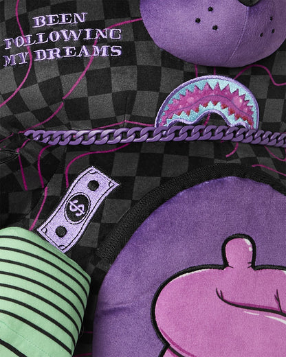 PURPLE SLIME SHARK MONEYBEAR BACKPACK
