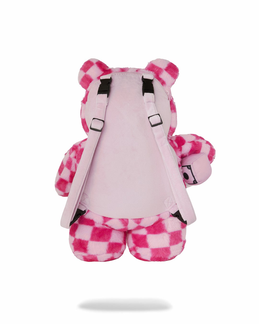 FURZILLA SHARK (PINK CHECK) MONEYBEAR BACKPACK