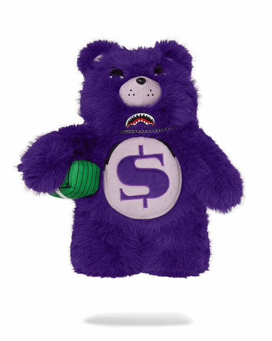 FURZILLA SHARK (PURP) MONEYBEAR BACKPACK
