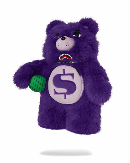 FURZILLA SHARK (PURP) MONEYBEAR BACKPACK