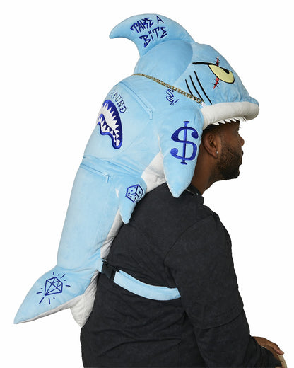 STUFFED SAVAGE HOODY BACKPACK SHARK