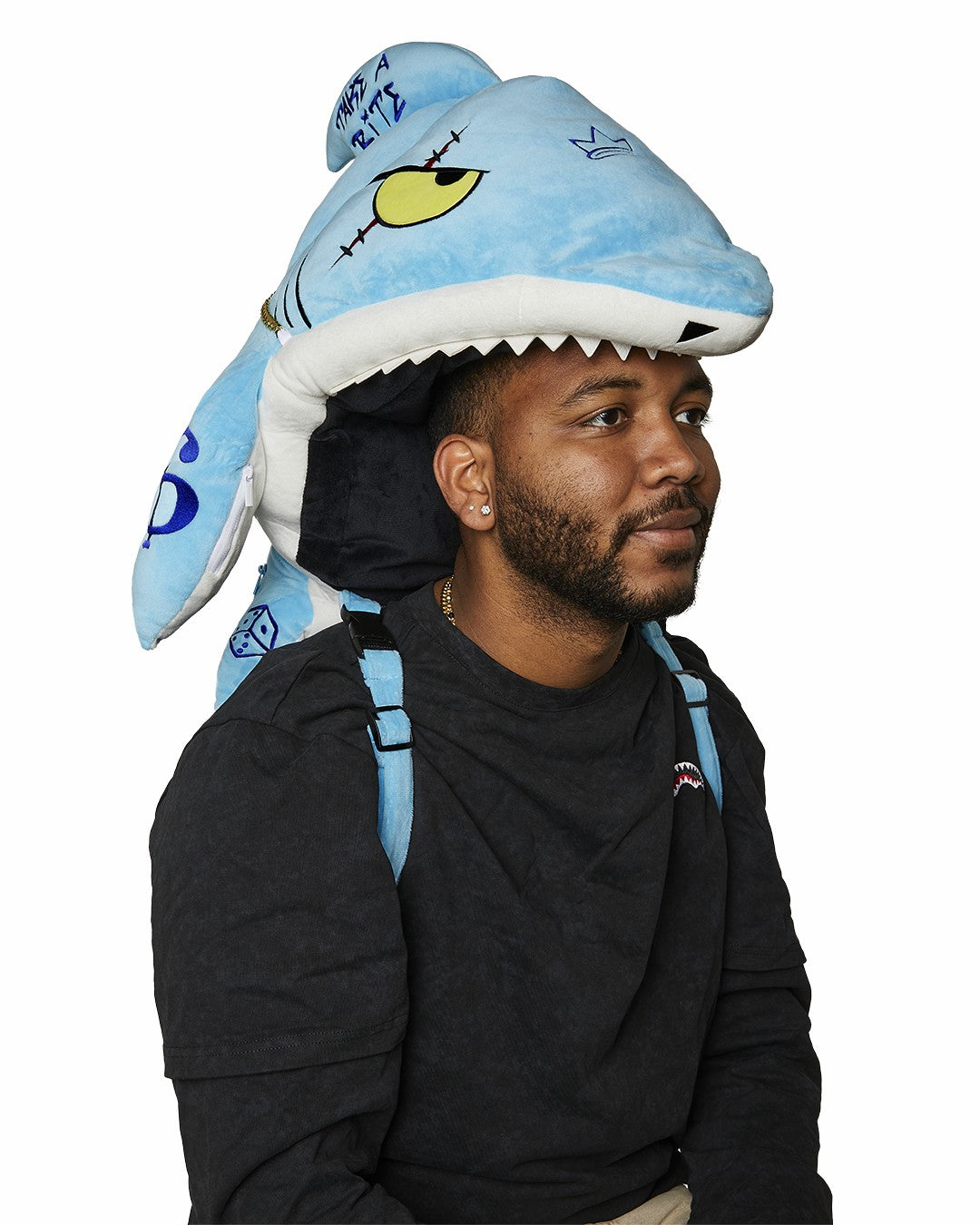 STUFFED SAVAGE HOODY BACKPACK SHARK