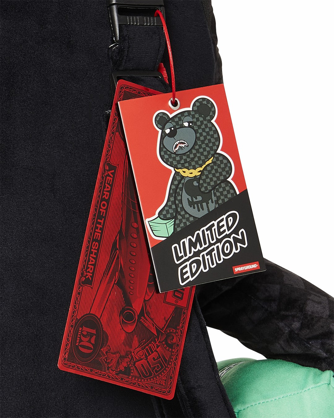 SHARKS IN PARIS THUNDERDRIP MONEYBEAR TEDDYBEAR BACKPACK