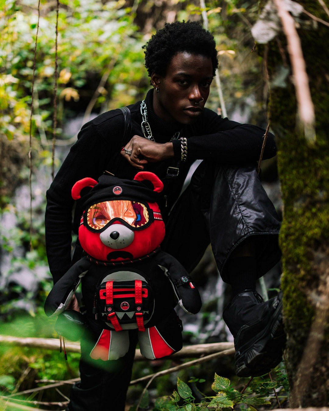 SKY HIGH SEEKERS ARCTIC GPS MONEYBEAR BACKPACK